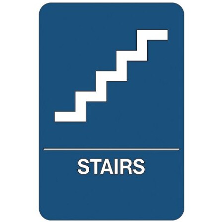 Bsc Preferred Stairs ADA Compliant Plastic Sign BUY00091605